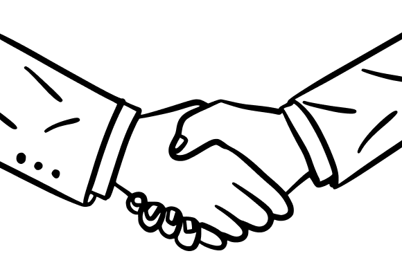 Businessman Shaking Hands Graphics