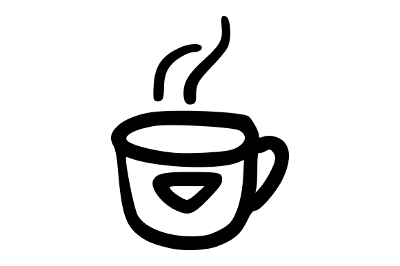 Coffee Cup Doodle Graphics for Creative Projects