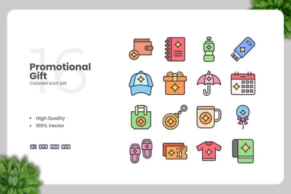 Promotional Gift Colored Graphics