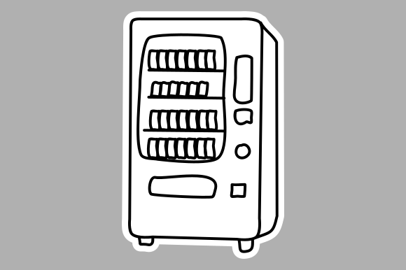Rustic Beverage Vending Machine