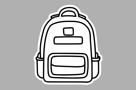 Rustic School Backpack Graphics for Local Branding