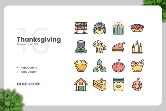 Thanksgiving Graphics for Seasonal Design